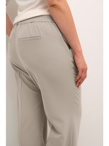 KAFFE curve Broek lichtgrijs