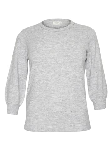 KAFFE curve Trui lichtgrijs