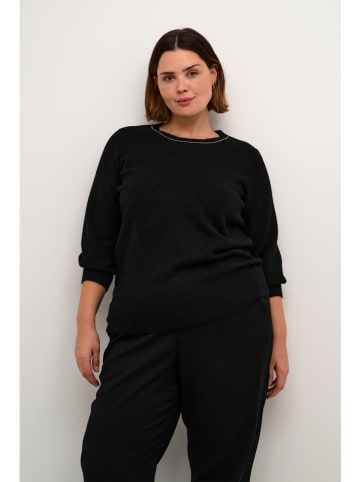 KAFFE curve Pullover in Schwarz