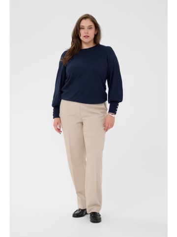 KAFFE curve Pullover in Dunkelblau