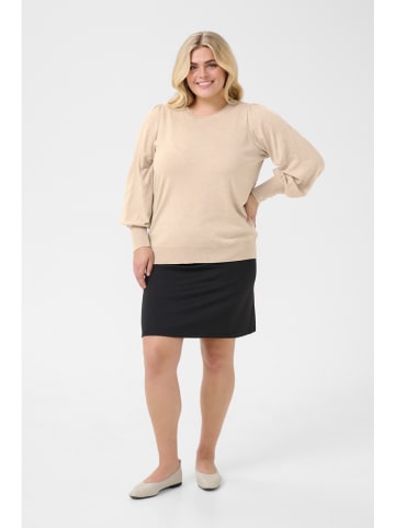 KAFFE curve Pullover in Creme