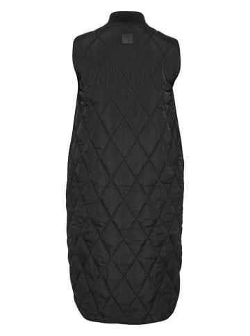 KAFFE curve Doorgestikte bodywarmer zwart