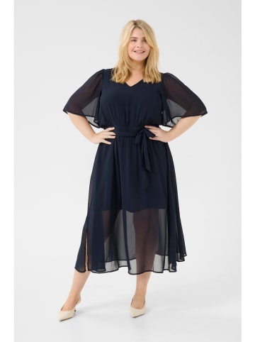 KAFFE curve Kleid in Dunkelblau