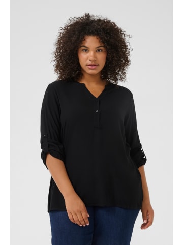KAFFE curve Bluse in Schwarz