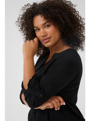 KAFFE curve Bluse in Schwarz