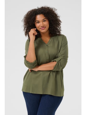 KAFFE curve Bluse in Khaki