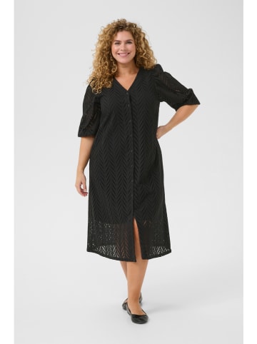 KAFFE curve Sukienka w kolorze czarnym