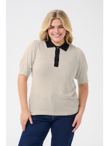 KAFFE curve Pullover in Sand