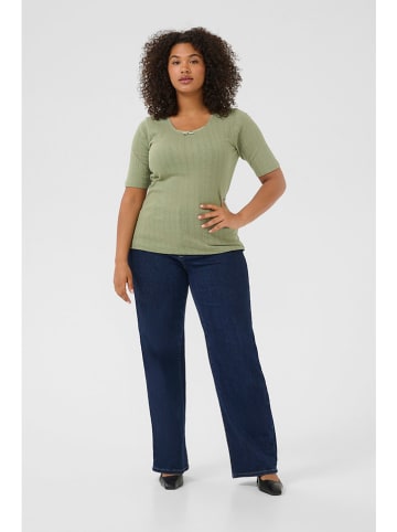 KAFFE curve Shirt in Oliv