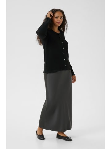 KAFFE curve Kardigan w kolorze czarnym