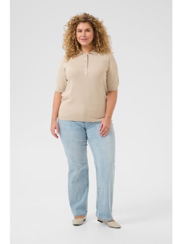 KAFFE curve Pullover in Beige