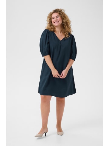 KAFFE curve Sukienka w kolorze morskim