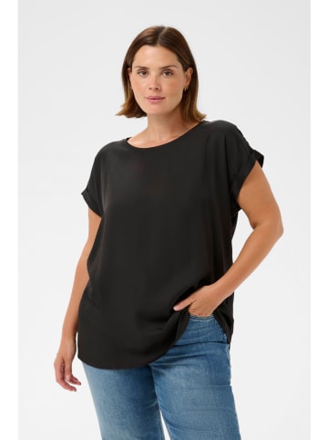 KAFFE curve Bluse in Schwarz