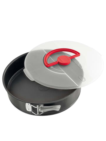 Dr. Oetker Tortownica "Bake & Go" w kolorze czarno-białym - Ø 26 cm