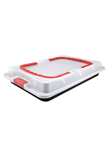 Dr. Oetker Blacha "Bake & Go" w kolorze czarno-białym do pieczenia - 42 x 29 cm