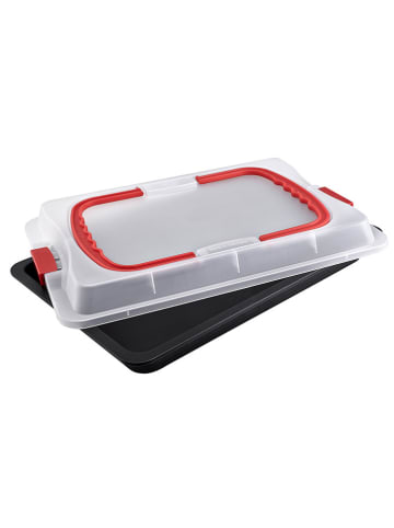 Dr. Oetker Blacha "Bake & Go" w kolorze czarno-białym do pieczenia - 42 x 29 cm