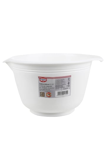 Dr. Oetker Miska w kolorze białym - 2,5 l