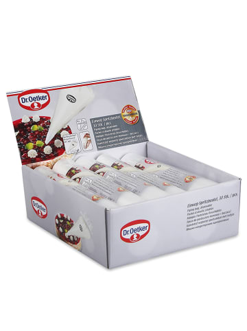 Dr. Oetker Jednorazowe rękawy cukiernicze (30 szt.) w kolorze białym - 31 x 18 cm