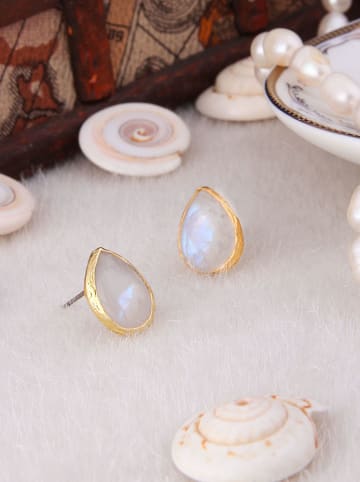 Pierres delicates Vergold. Ohrstecker mit Edelsteinen