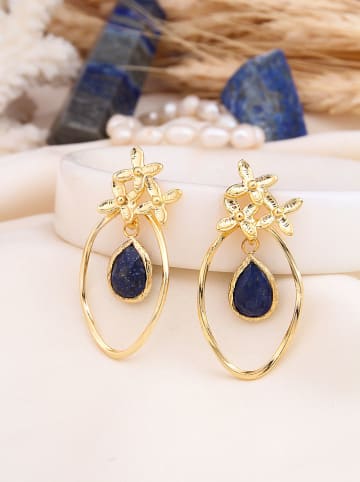 L'Atelier de Gaia Vergold. Ohrstecker mit Edelsteinen