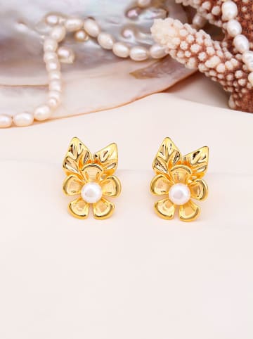 Pierres delicates Vergold. Ohrstecker mit Perlen