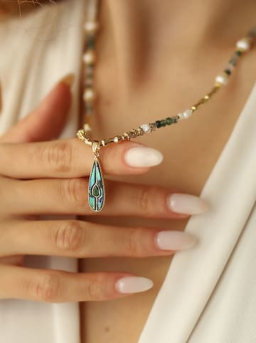 Pierres delicates Vergulde ketting met sierelementen - (L)0,00 cm