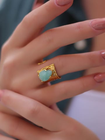 Pierres delicates Vergold. Ring mit Edelstein