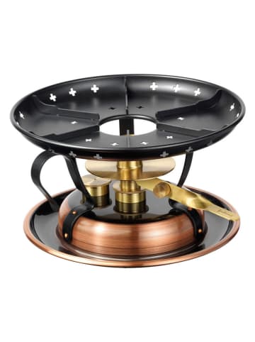 Stöckli Dochtenbrenner-Rechaud in Schwarz