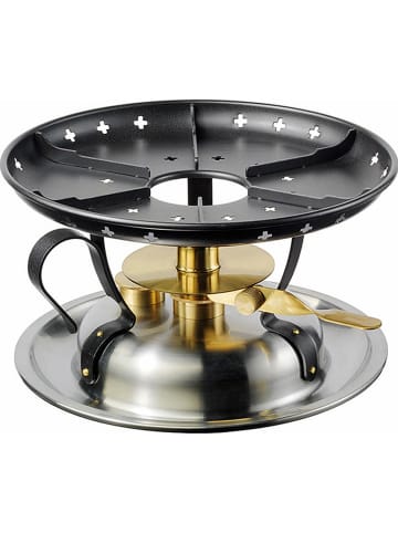 Stöckli Edelstahl-Dochtenbrennerrechaud "Classic" - Ø 22 cm