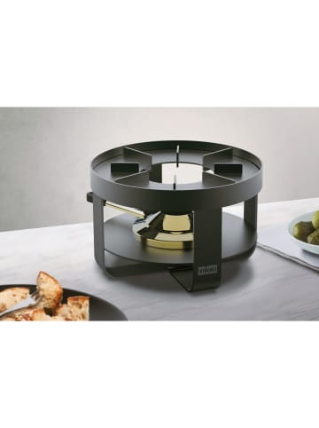 Stöckli Rechaud "Pilatus Steel" in Schwarz - Ø 18 cm  