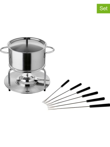 Stöckli 8tlg. Edelstahl-Fondue-Set "Aragon" - 1,6 l