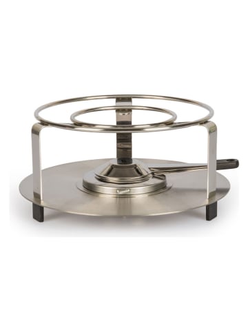 Stöckli Edelstahl-Rechaud "Atlantis " in Silber - Ø 22 cm 