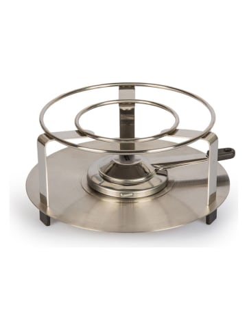 Stöckli Edelstahl-Rechaud "Atlantis " in Silber - Ø 22 cm 