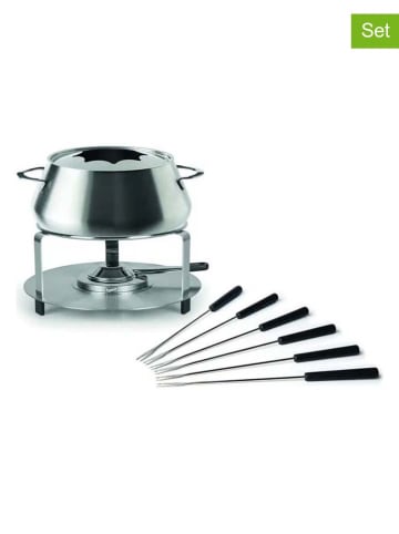 Stöckli 8tlg. Edelstahl-Fondue-Set "Atlantis" - 2 l