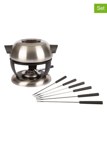 Stöckli 8tlg. Edelstahl-Fondue-Set "Bellavista" - 2 l