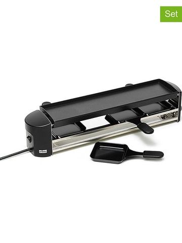 Stöckli 5tlg. Raclette-Set "Cheeseboard Grill" in Schwarz
