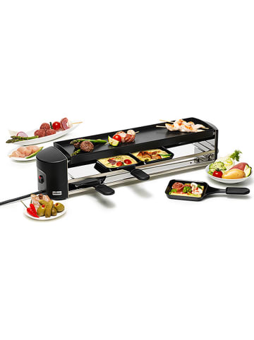 Stöckli 5tlg. Raclette-Set "Cheeseboard Grill" in Schwarz
