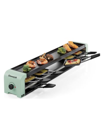 Stöckli 13tlg. Multifunktions-Raclette-Set "CheeseGrill - For 6" in Mint