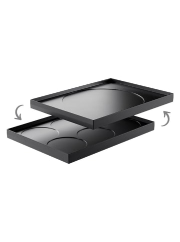 Stöckli Wende-Crêpeplatte für PizzaGrill 6 in Schwarz