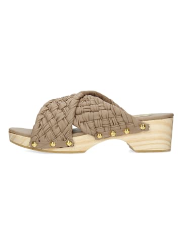 MELVIN & HAMILTON Leder-Clogs "Sina 2" in Beige