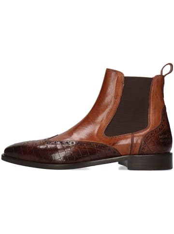 MELVIN & HAMILTON Leren chelseaboots "Alex 9" lichtbruin/bruin