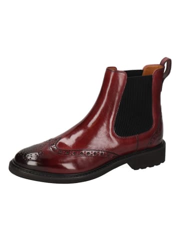 MELVIN & HAMILTON Leren chelseaboots "Selina 29" rood/zwart