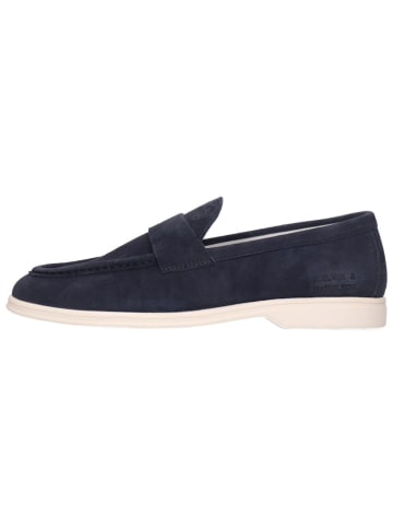 MELVIN & HAMILTON Skórzane mokasyny "Adley 23" w kolorze granatowym
