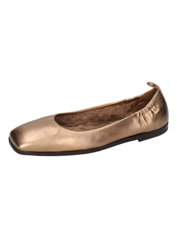 MELVIN & HAMILTON Leren ballerina's "Livia 3" goud/goudkleurig