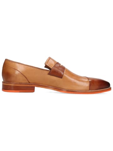 MELVIN & HAMILTON Leren mocassins "Leonardo 46" lichtbruin