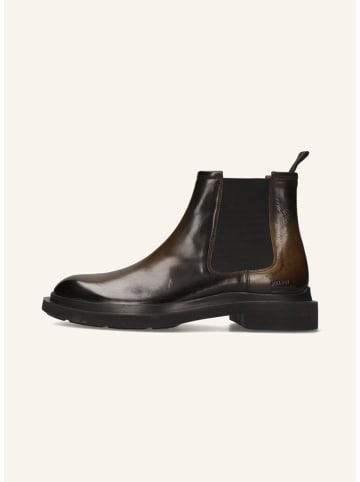 MELVIN & HAMILTON Leder-Chelsea-Boots "Ron 5" in Schwarz/ Braun