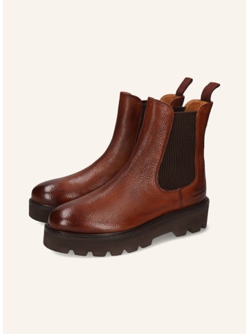 MELVIN & HAMILTON Leder-Chelsea-Boots in Hellbraun