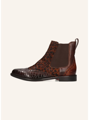 MELVIN & HAMILTON Leren chelseaboots "Selina 29" bruin/zwart