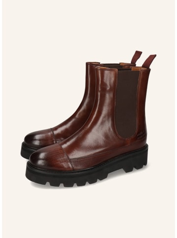 MELVIN & HAMILTON Leder-Chelsea-Boots "Sybill 8" in Braun