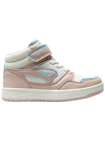 Kangaroos Sneakers "Dunkin Mid EV" in Rosa/ Weiß